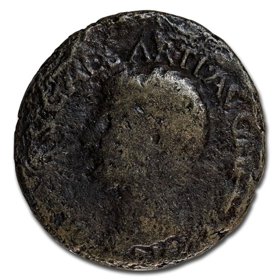 Roman Empire AE As Drusus 23 AD Avg Circ (RIC I 45) Roman Empire AE As Drusus 23 AD Avg Circ (RIC I 45)